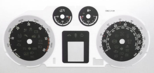 Lockwood Vauxhall Astra Mk6 (J) 2009- Diesel BLACK Dial Conversion Kit C862