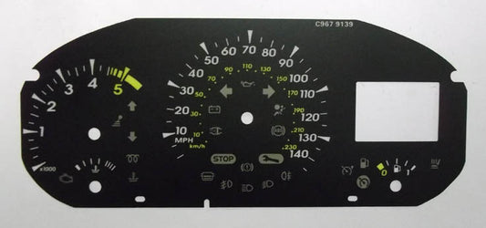 Lockwood Renault Fluence BLACK Dial Conversion Kit C967