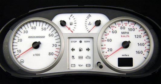 Lockwood Renault Clio Mk2/3 (Incl. 182) 160MPH/8000RPM RED (ST) Dial Kit 45E