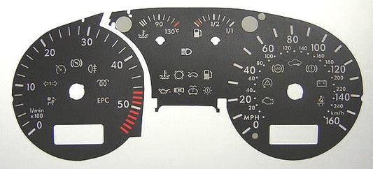 Lockwood VW Bora Diesel BLACK Dial Conversion Kit C047