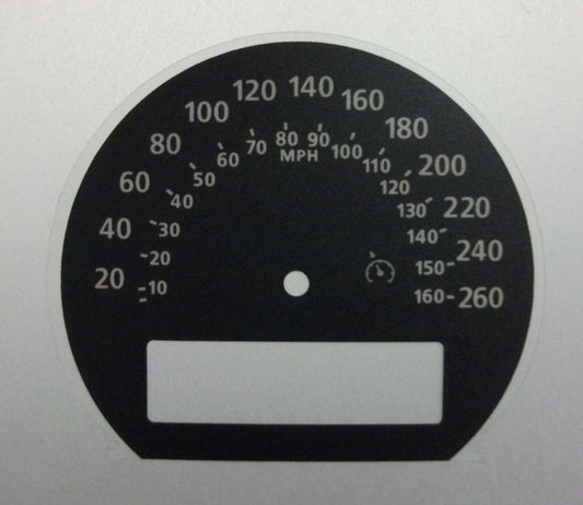 Lockwood BMW X3 KMH on Outside GREY Dial Conversion Kit C518