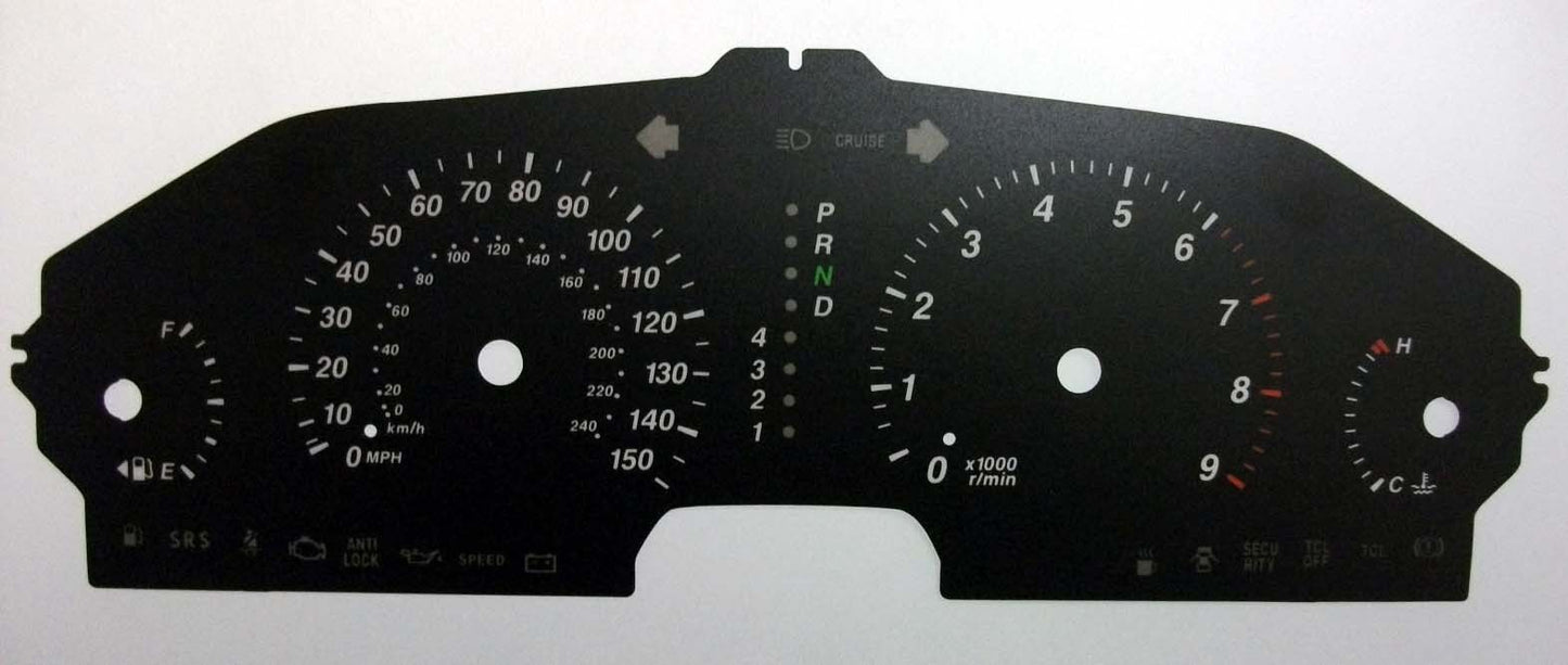 Lockwood Mitsubishi Magna BLACK Dial Conversion Kit C474
