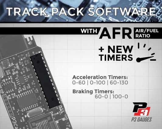 P3 Gauges "Track Pack" Upgrade Chip for P3 Multi Gauges (Petrol Vehicles) P3TPK