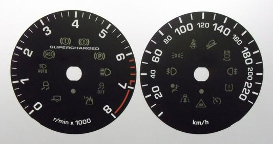 Lockwood Range Rover Sport & Land Rover Discovery MPH to KMH Conversion Dial