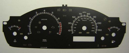 Lockwood Jaguar X-Type BLACK Dial Conversion Kit C312