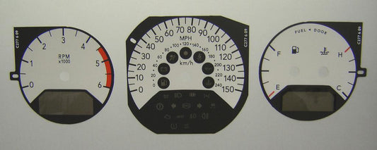 Lockwood Dodge Caliber WHITE Dial Conversion Kit C277