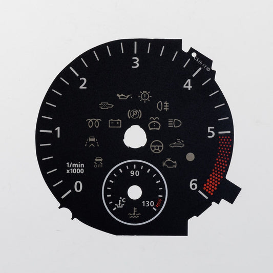 Lockwood VW Golf MK 6 Diesel BLACK Dial Conversion Kit (C516Rev+C834speedo)