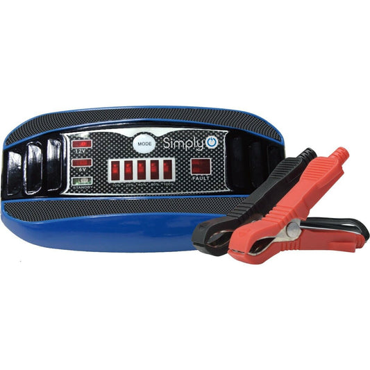 Car Battery Smart Charger - LED - 1AMP 6V/12V, 18W Max Input