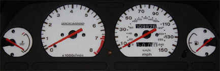 Lockwood Rover 200 1995- 150MPH Late Models YELLOW (A) Dial Kit 40WWW2