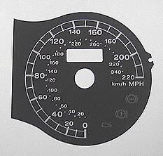Lockwood Ferrari 360 BLACK Dial Conversion Kit C087