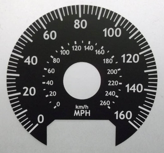 Lockwood Rolls Royce Phantom 2003-2012 BLACK Dial Conversion Kit C974