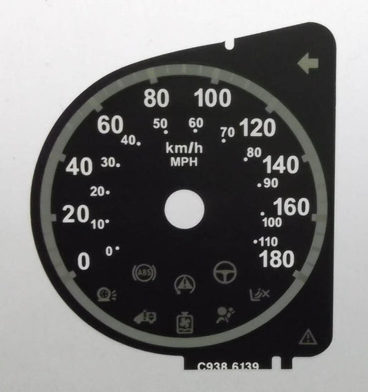 Lockwood Fiat Ducato with Van Icon BLACK Dial Conversion Kit C938