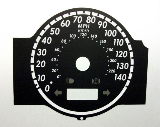 Lockwood Honda Jazz Speedo Only BLACK Dial Conversion Kit C695