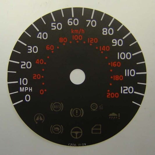 Lockwood Fiat Punto Mk2 1999- BLACK Dial Conversion Kit C206