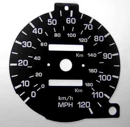 Lockwood Mazda MX-5 Mk1 BLACK Dial Conversion Kit C001