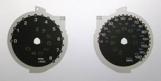 Lockwood Lancia Ypsilon Mk3 BLACK Dial Conversion Kit C752