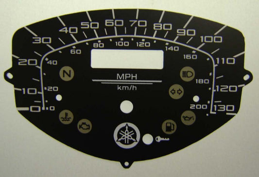 Lockwood Yamaha XVS1300 BLACK Dial Conversion Kit C371