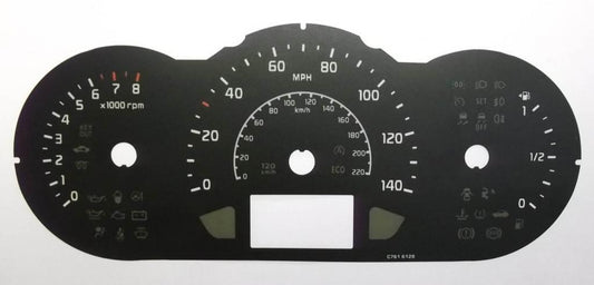 Lockwood Kia Rio Petrol BLACK Dial Conversion Kit C761