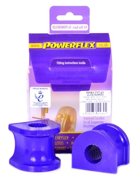 POWERFLEX Rear Anti-Roll Bar Bush 21mm PFR1-717-21 (Alfa Romeo Spider & GTV)