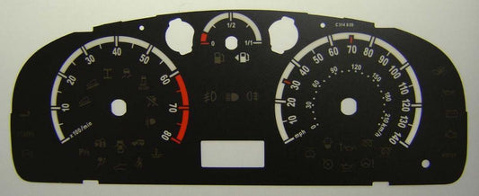 Lockwood Vauxhall Antara BLACK Dial Conversion Kit C314
