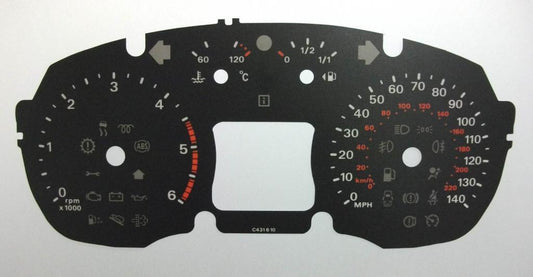 Lockwood Ford Transit with Cruise Icon BLACK Dial Conversion Kit C431