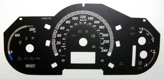 Lockwood Lexus RX400H 0-240KMH BLACK Dial Conversion Kit C690