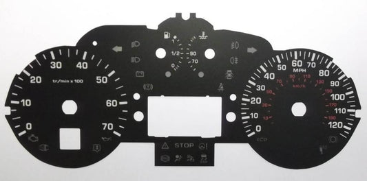 Lockwood Fiat Scudo Automatic BLACK Dial Conversion Kit C326A