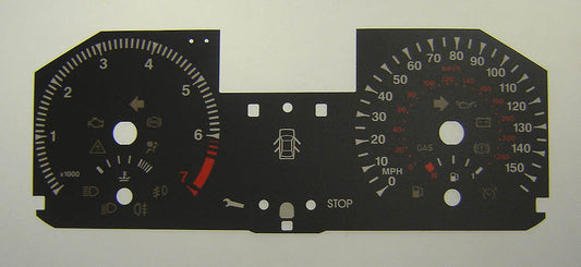 Lockwood Renault Megane BLACK Dial Conversion Kit C157