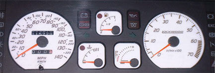 Lockwood Renault Clio Mk1 140MPH WHITE (ST) Dial Kit 400NN
