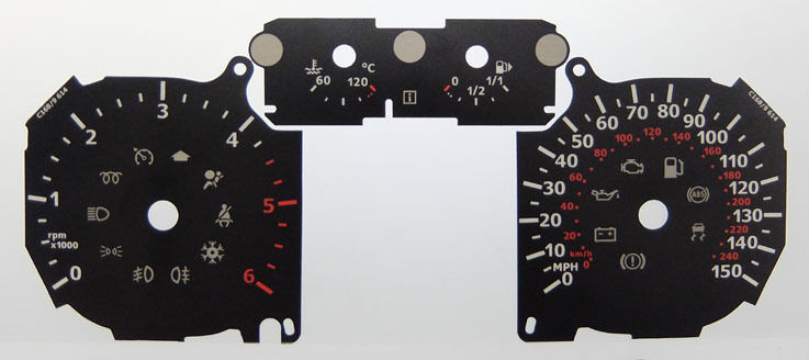 Lockwood Ford Kuga Diesel SILVER Dial Conversion Kit C169