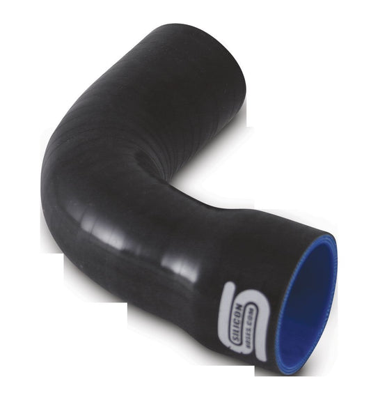 SiliconHoses.com 45 & 90 Degree Silicone Reducing Elbow/Reducer Hoses BLUE/BLACK