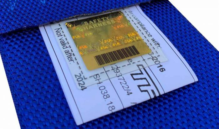TRS Pro 6 Point Superlite Single Seater FHR Only FIA Harness - Red