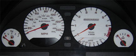 Lockwood BMW 5-Series E34 1988-1995 150MPH SILVER (ST) Dial Kit 44SSS
