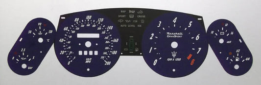 Lockwood Maserati Gransport BLUE Dial Conversion Kit C946