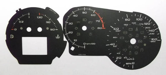 Lockwood Seat Leon Petrol 160MPH/260KMH BLACK Dial Conversion Kit C953