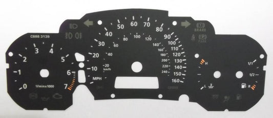 Lockwood Saab 93 BLACK Dial Conversion Kit C888
