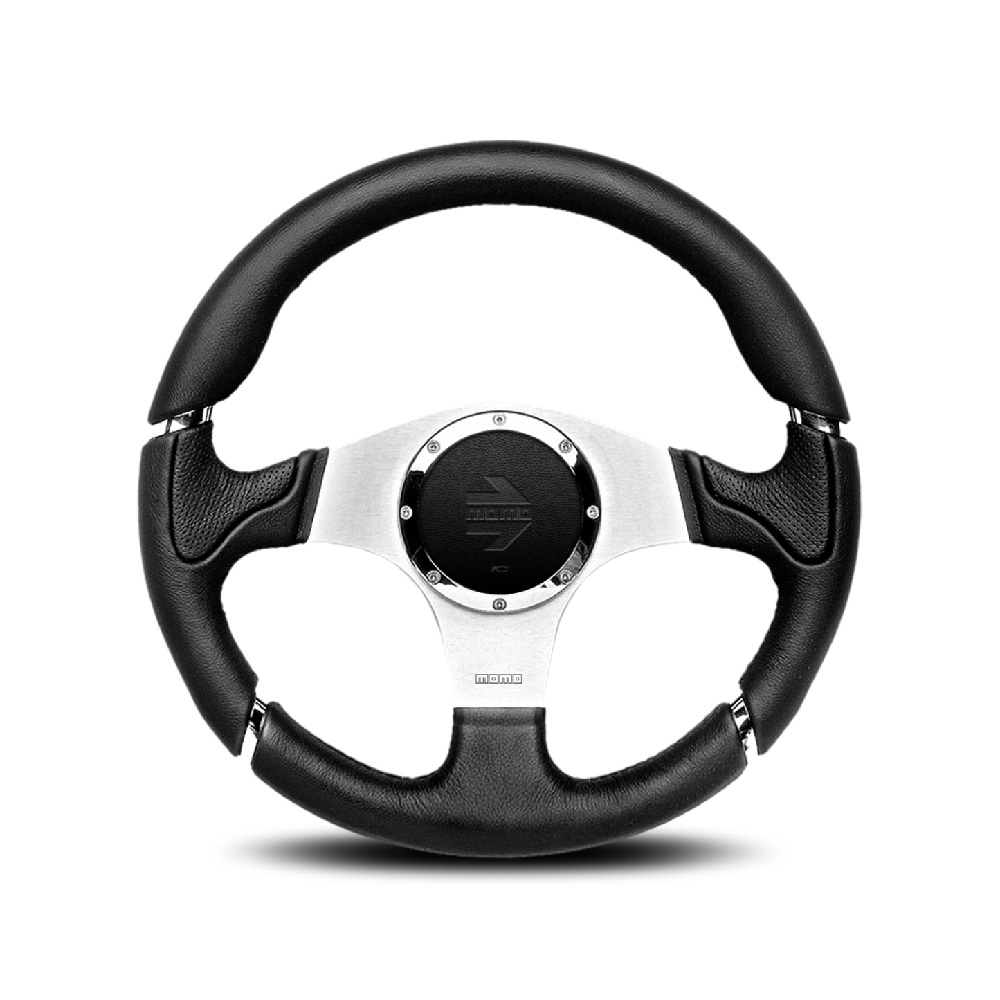 Momo Steering wheel (street) - MILLENIUM - BLACK LEATHER Ø320mm