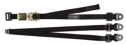 TRS Spare Wheel Strap BLACK - 3-Point Fixed Adjustable Ratchet Tie-Down 25mm/1"