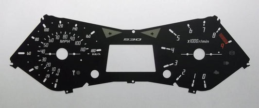 Lockwood Yamaha 530 TMAX BLACK Dial Conversion Kit C831