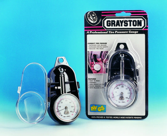 Tyre Pressue Gauge Angled- 60psi/4bar