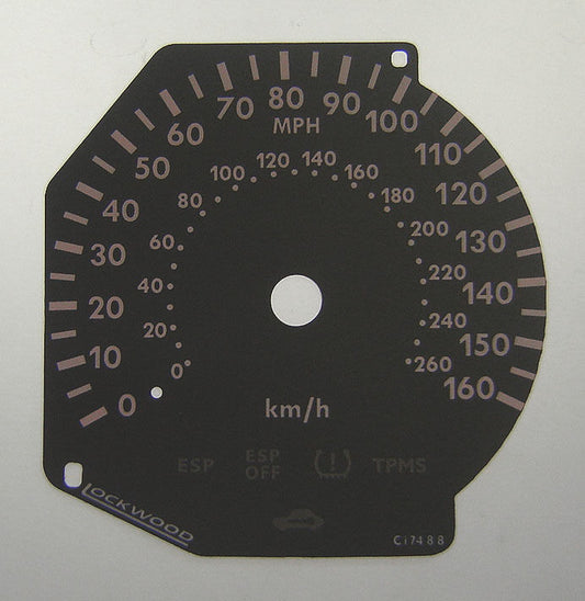 Lockwood Hyundai Tiburon Coupe BLACK Dial Conversion Kit C174