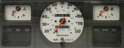 Lockwood Vauxhall Nova without Rev Counter GREEN (ST) Dial Kit 44B