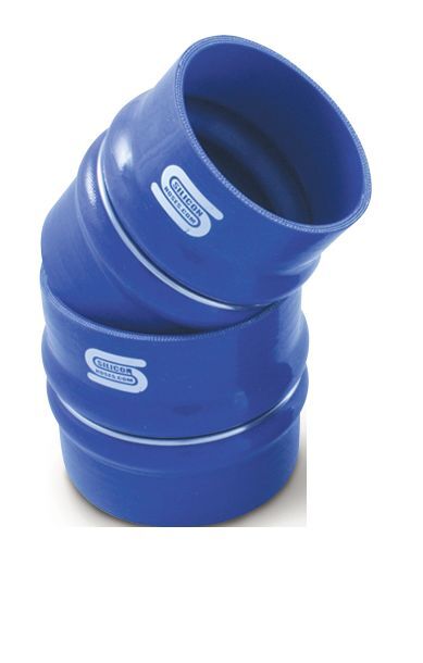 SiliconHoses.com Silicone Bellows/Hump Connectors/Convoluted Hoses BLUE/BLACK