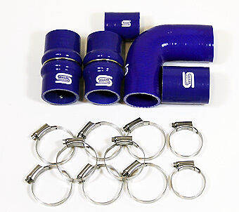SiliconHoses.com Ford Focus Mk1 1.8 TDCi Duratorq BLUE Silicone Turbo Hose Kit