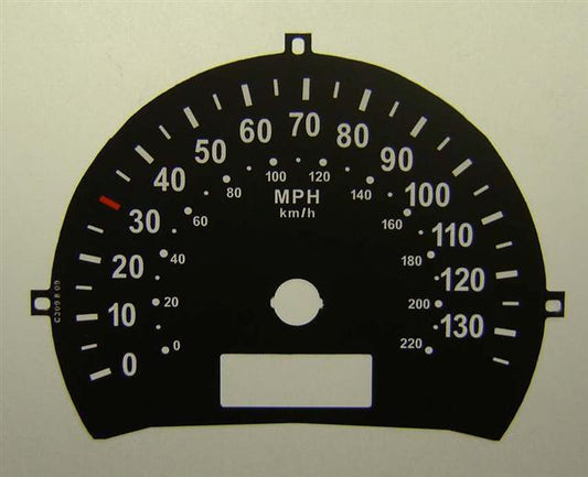 Lockwood Kia Sedona 1999- Small Window BLACK Dial Conversion Kit C309small