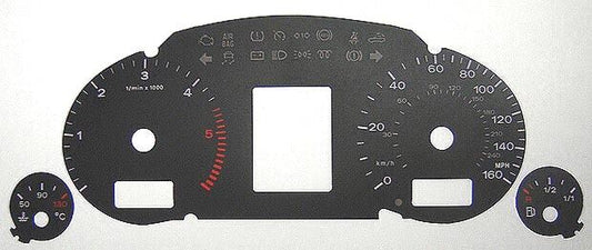 Lockwood Audi A4 (B7) 2005-2008 Diesel BLACK Dial Conversion Kit C051