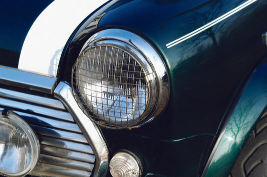 Pair 7" Stainless Steel Headlight Stone Guards