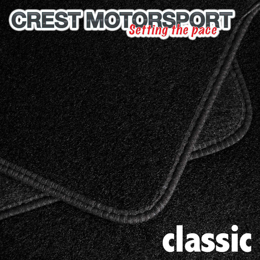 FORD TRANSIT 06-10 (Floor Gearstick) CLASSIC Fully Tailored Black Car Floor Mats