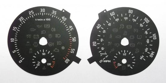 Lockwood Skoda Fabia Mk2 (5J) 2007- BLACK Dial Conversion Kit C821