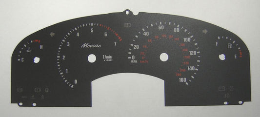 Lockwood Holden Monaro BLACK Dial Conversion Kit C160A